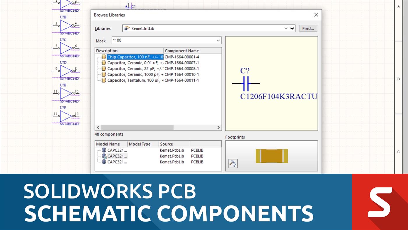 Learn SOLIDWORKS PCB Schematic Components