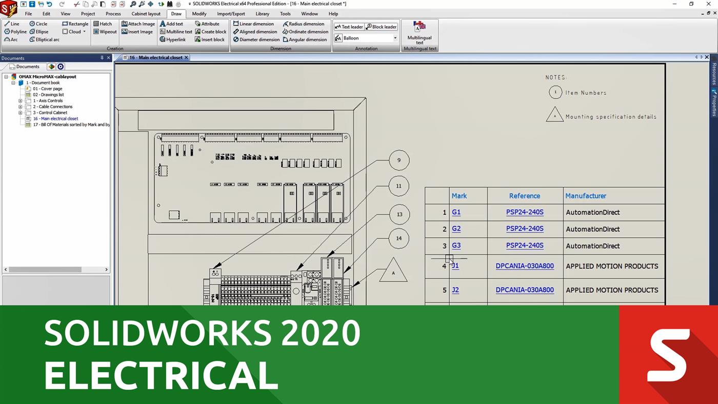 SOLIDWORKS 2020 Electrical