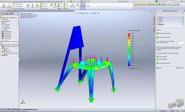Simulationxpress Capabilities In Solidworks 3d Cad
