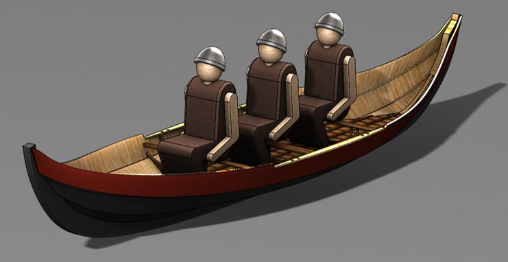 SOLIDWORKS Rowing Boat