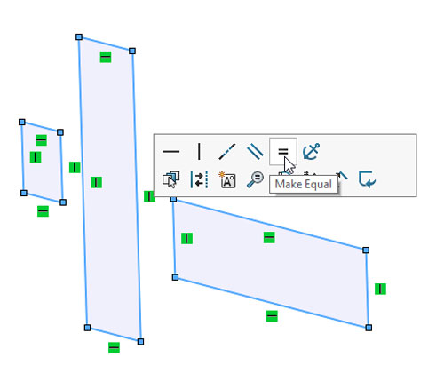 Shaded Sketch Contours, SOLIDWORKS