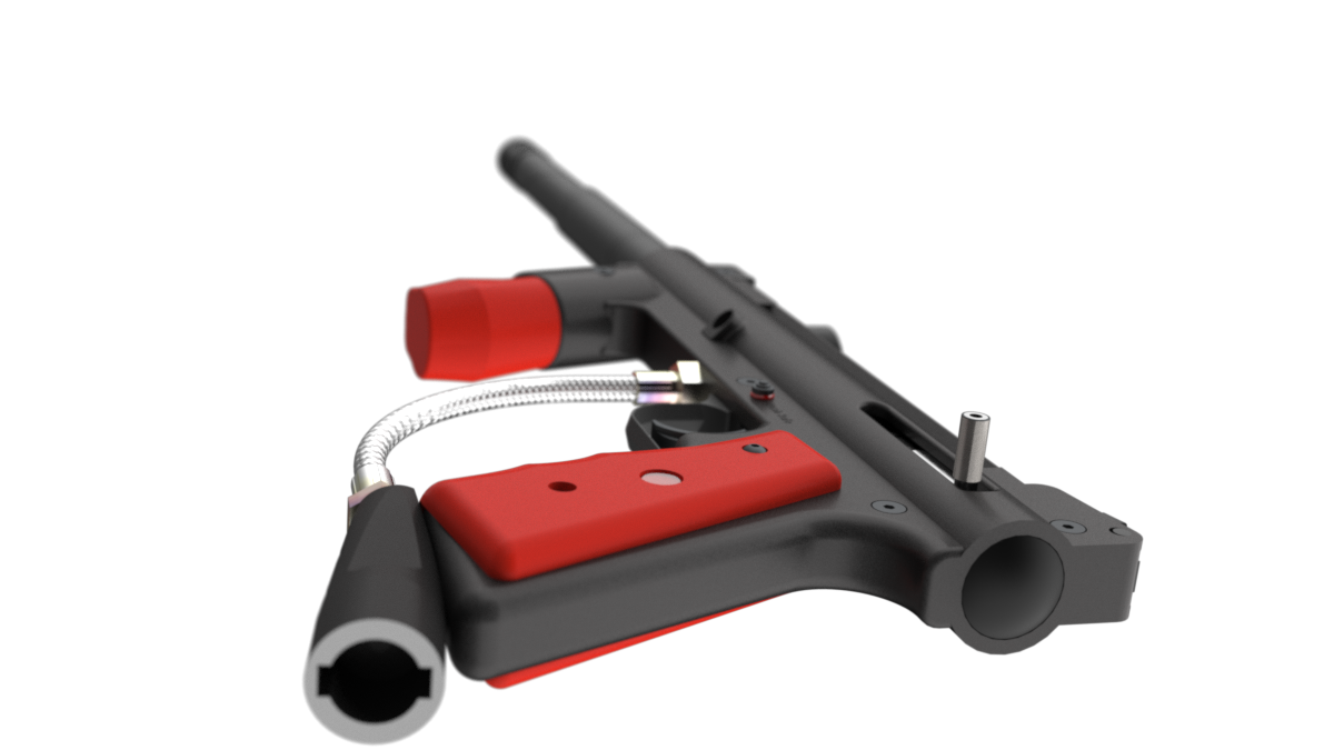 SOLIDWORKS Visualize Paintball Gun
