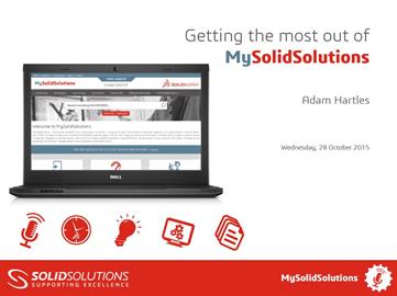 Getting the most out of MySolidSolutions