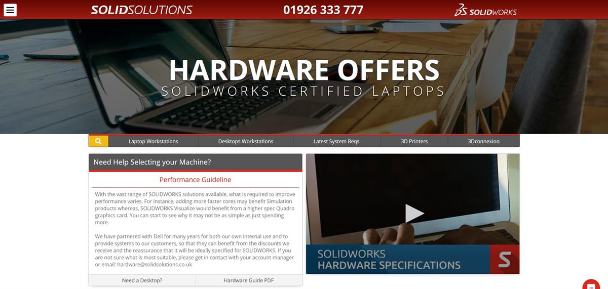 Laptop Workstations Dell Hardware from Solid Solutions