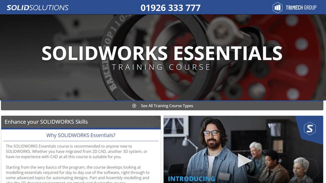 SOLIDWORKS Essentials Training Course Solid Solutions
