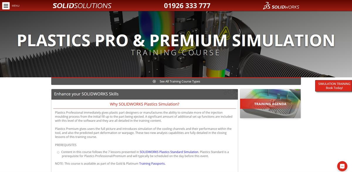 SOLIDWORKS Plastics Pro & Premium Training Course