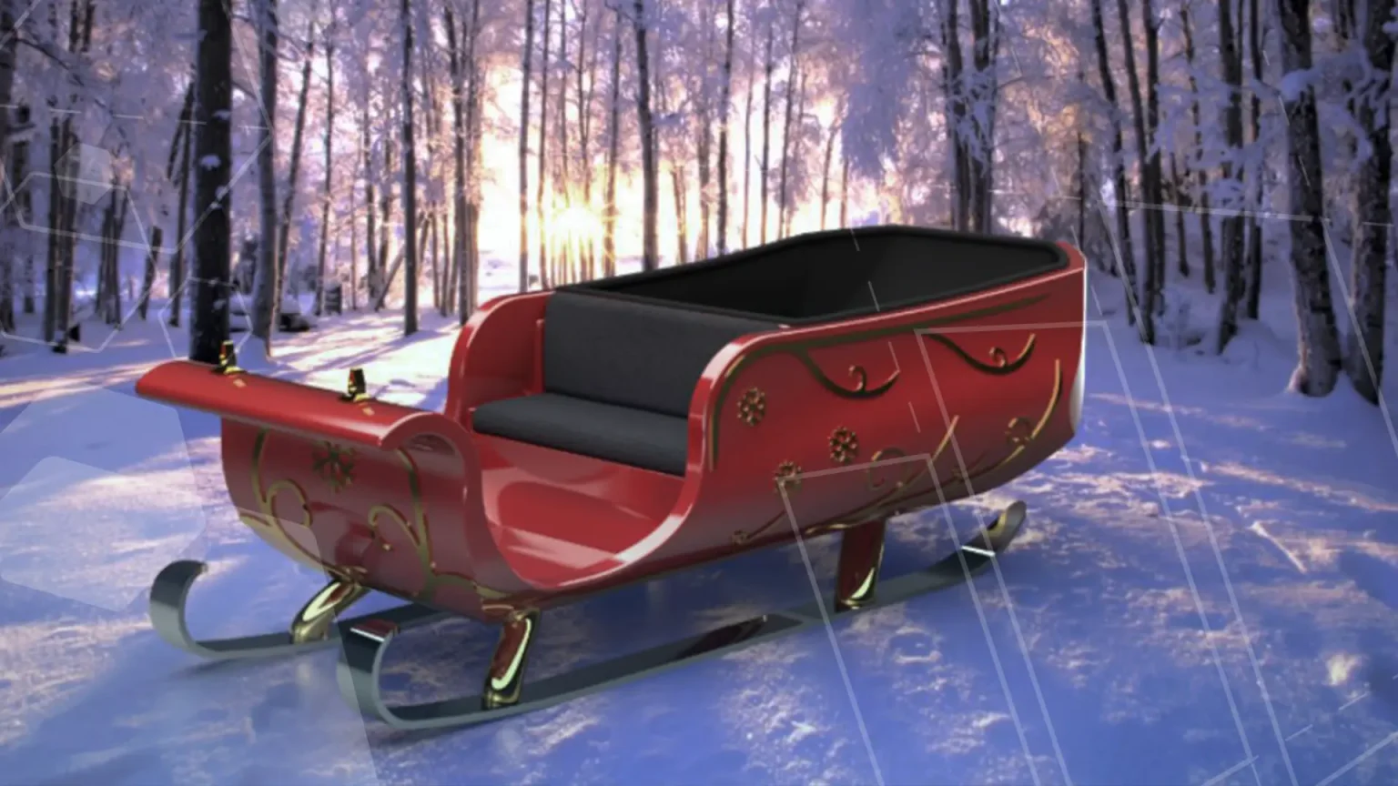 Redesigning Santa's Sleigh in SOLIDWORKS thumbnail