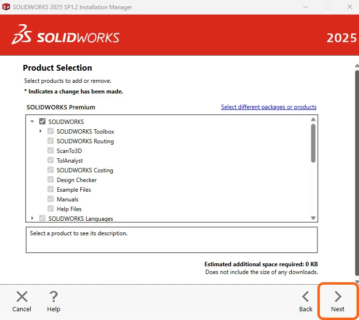 change serial number next page
