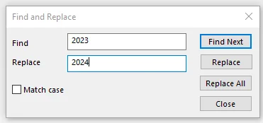 find replace solidworks 2025