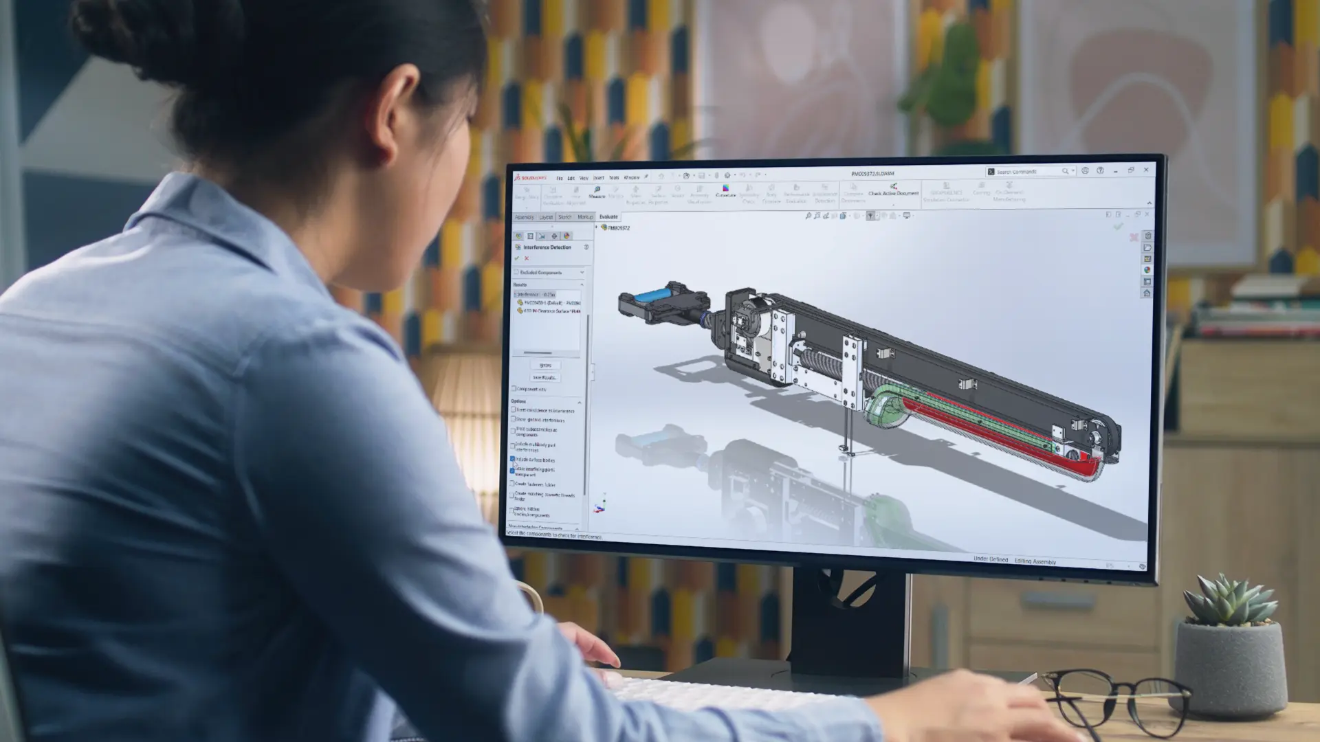 solidworks professional user assembly interference