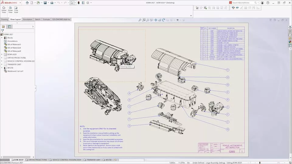 solidworks 2021 drawings