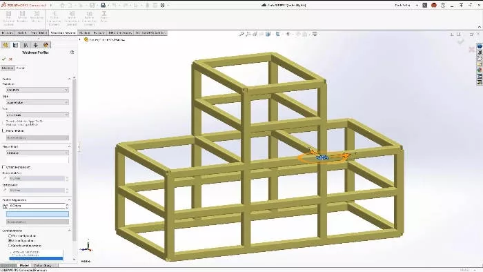 solidworks 2023 configure-profile-sizes
