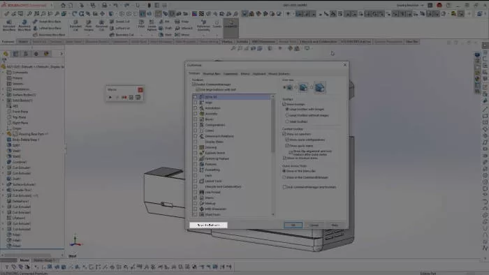 solidworks 2023 reset-settings-to-default