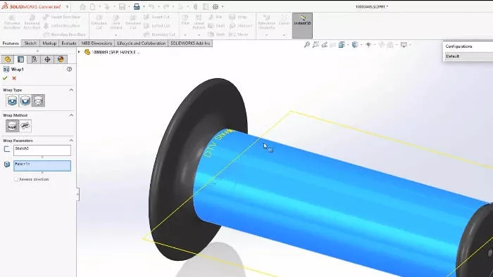 solidworks 2023 single-line-font-wrap