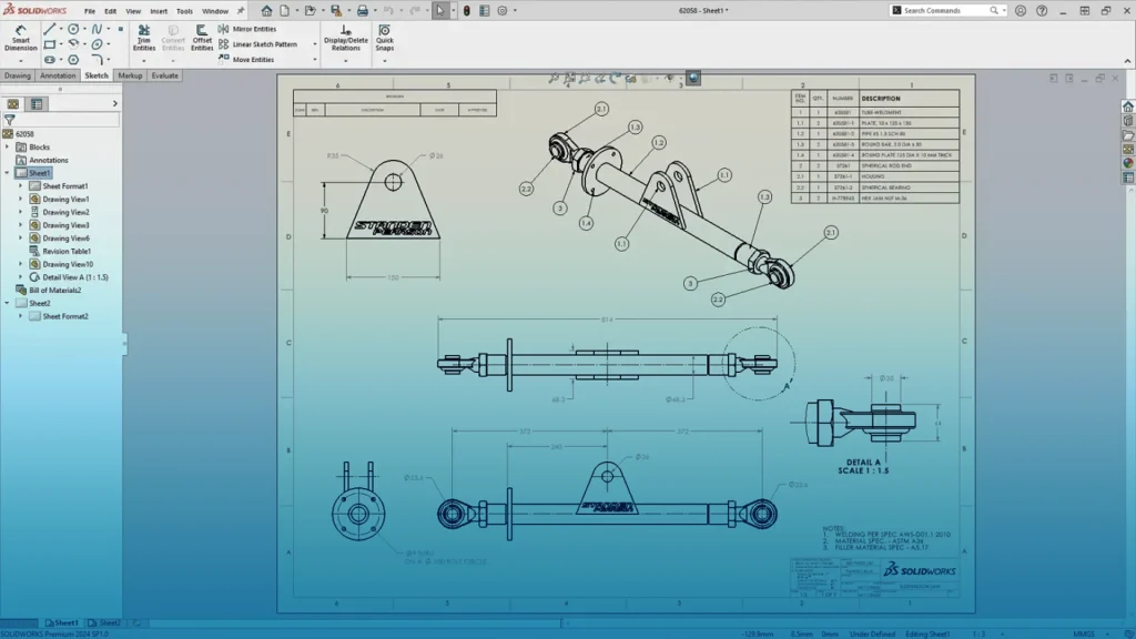 solidworks-drawings-training-course-designs