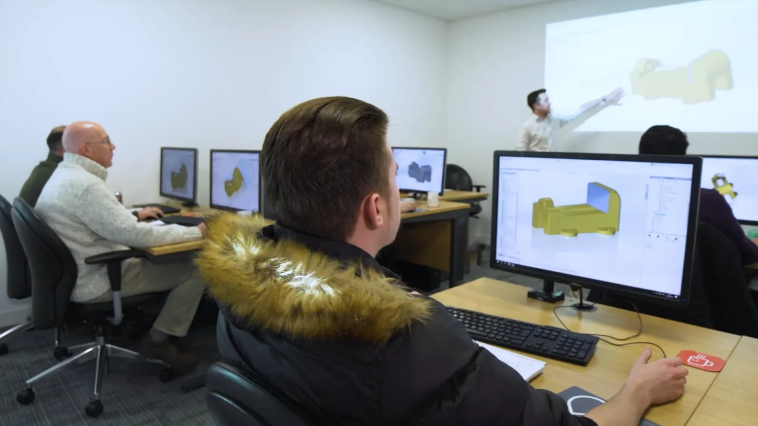 learn solidworks at a solid solutions classroom
