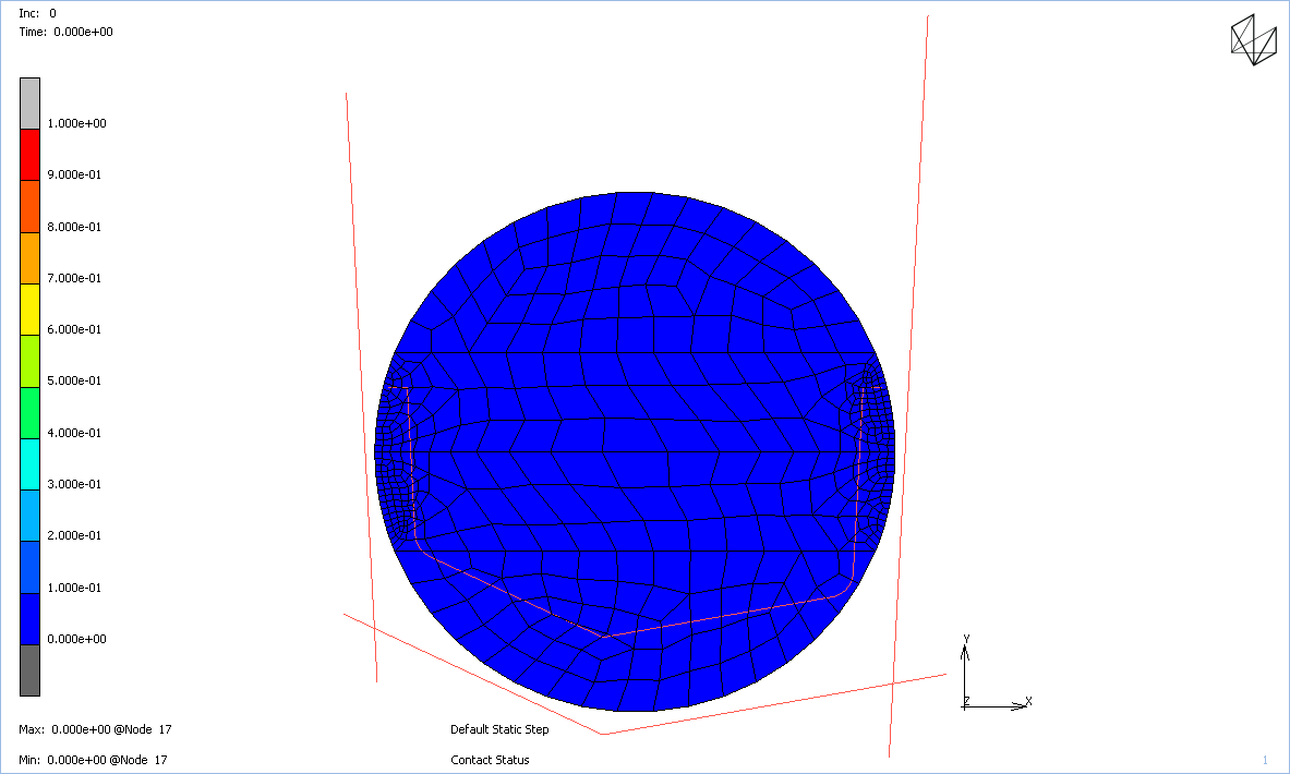 fea simulation axisymmetric fitting