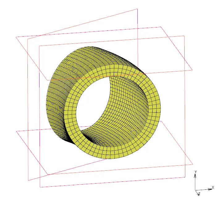 fea simulation modelling elastomeric materials for analysis model in relaxed state