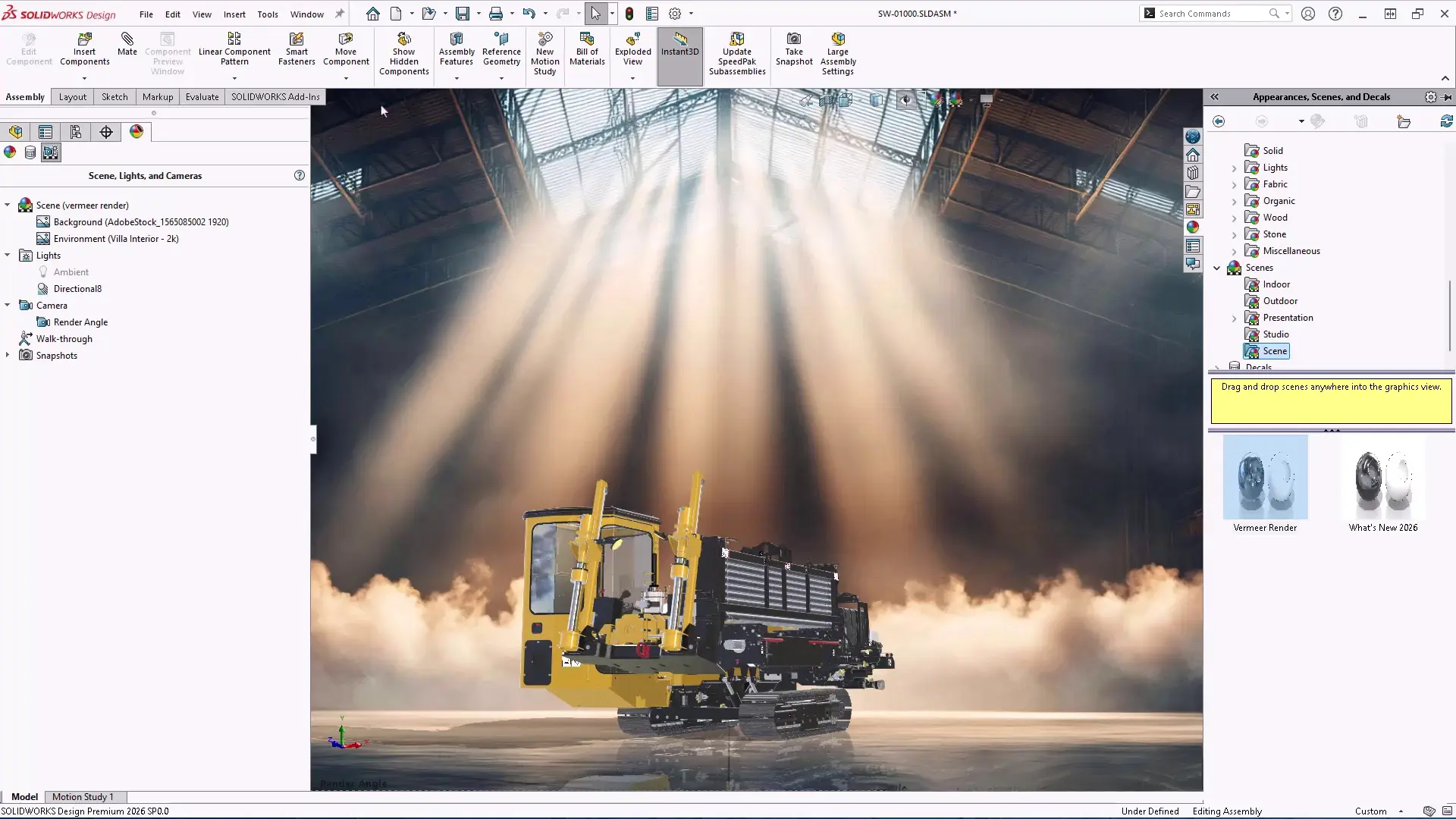 solidworks 2026 whats new appearances rendering
