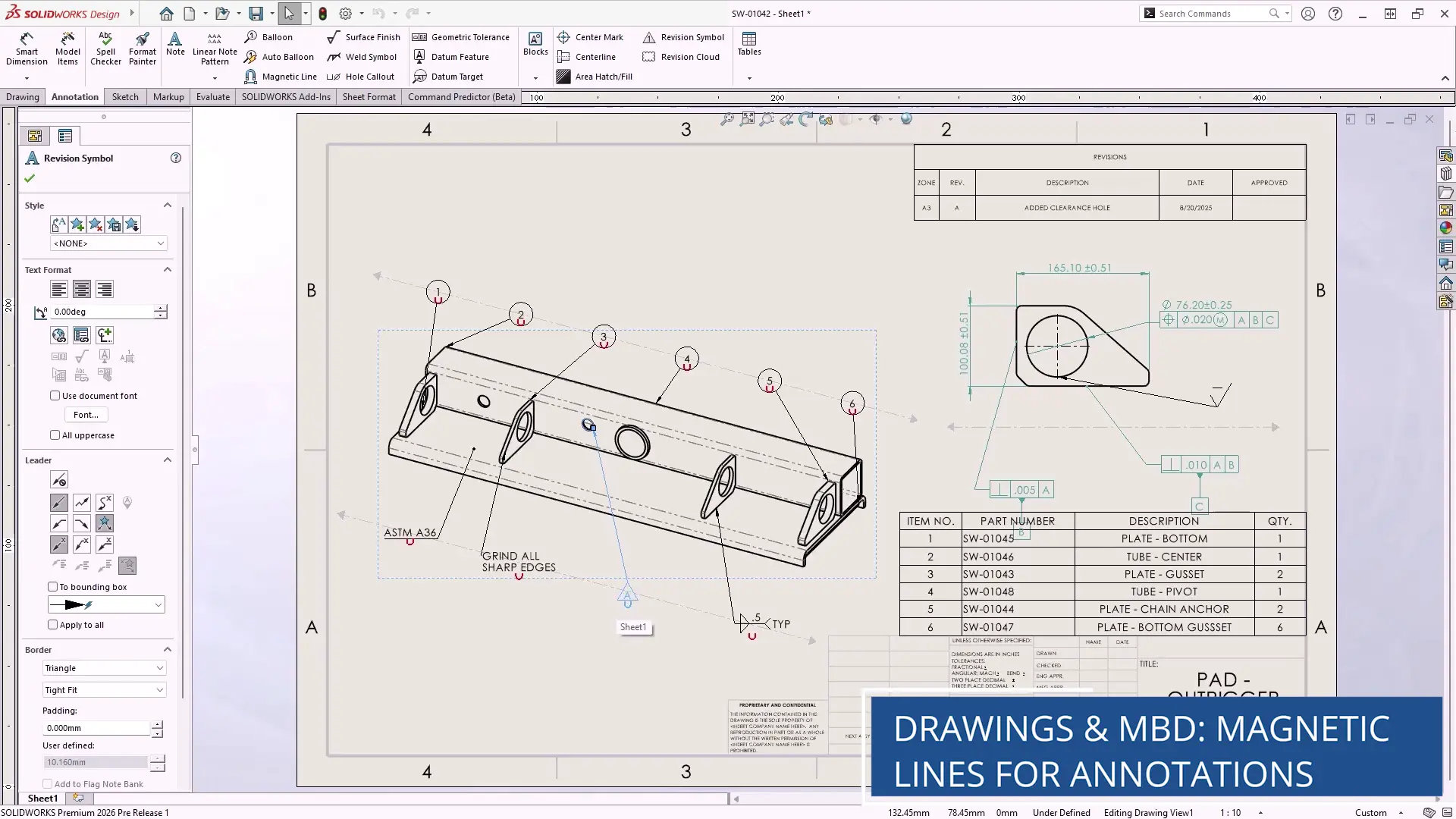 solidworks drawings mbd 2026 enhanced magnetic lines