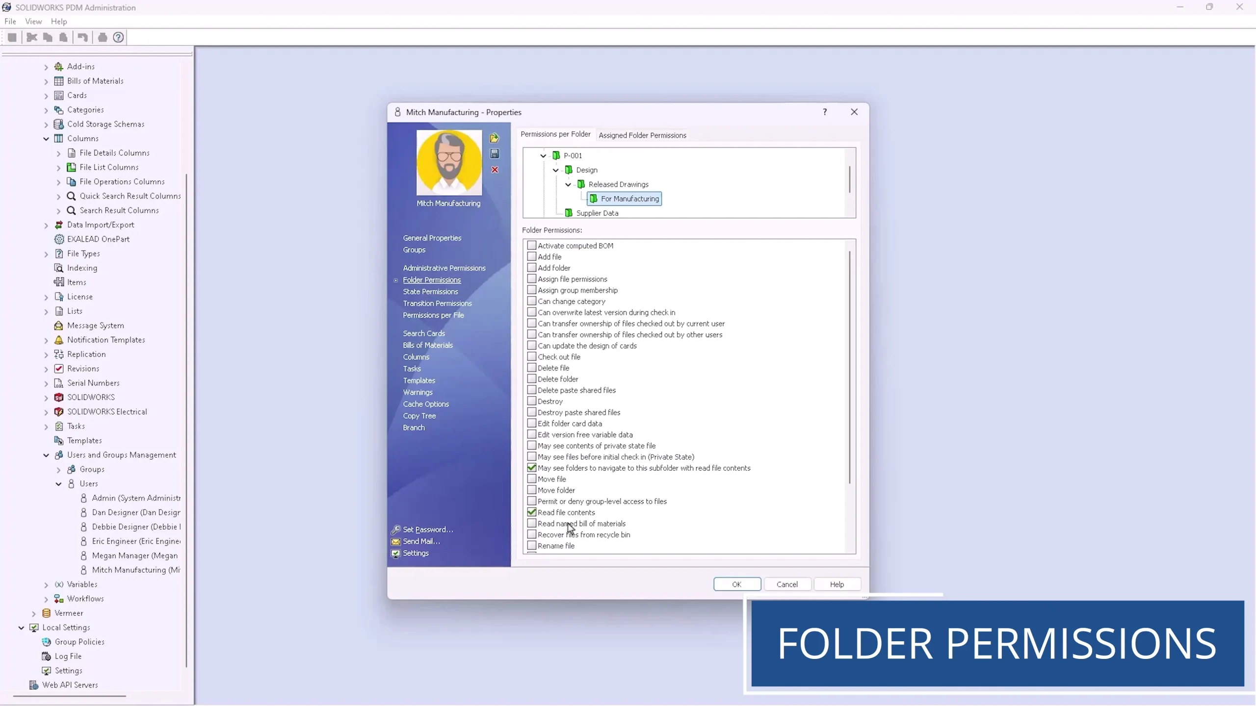 solidworks pdm 2026 granular folder scaled
