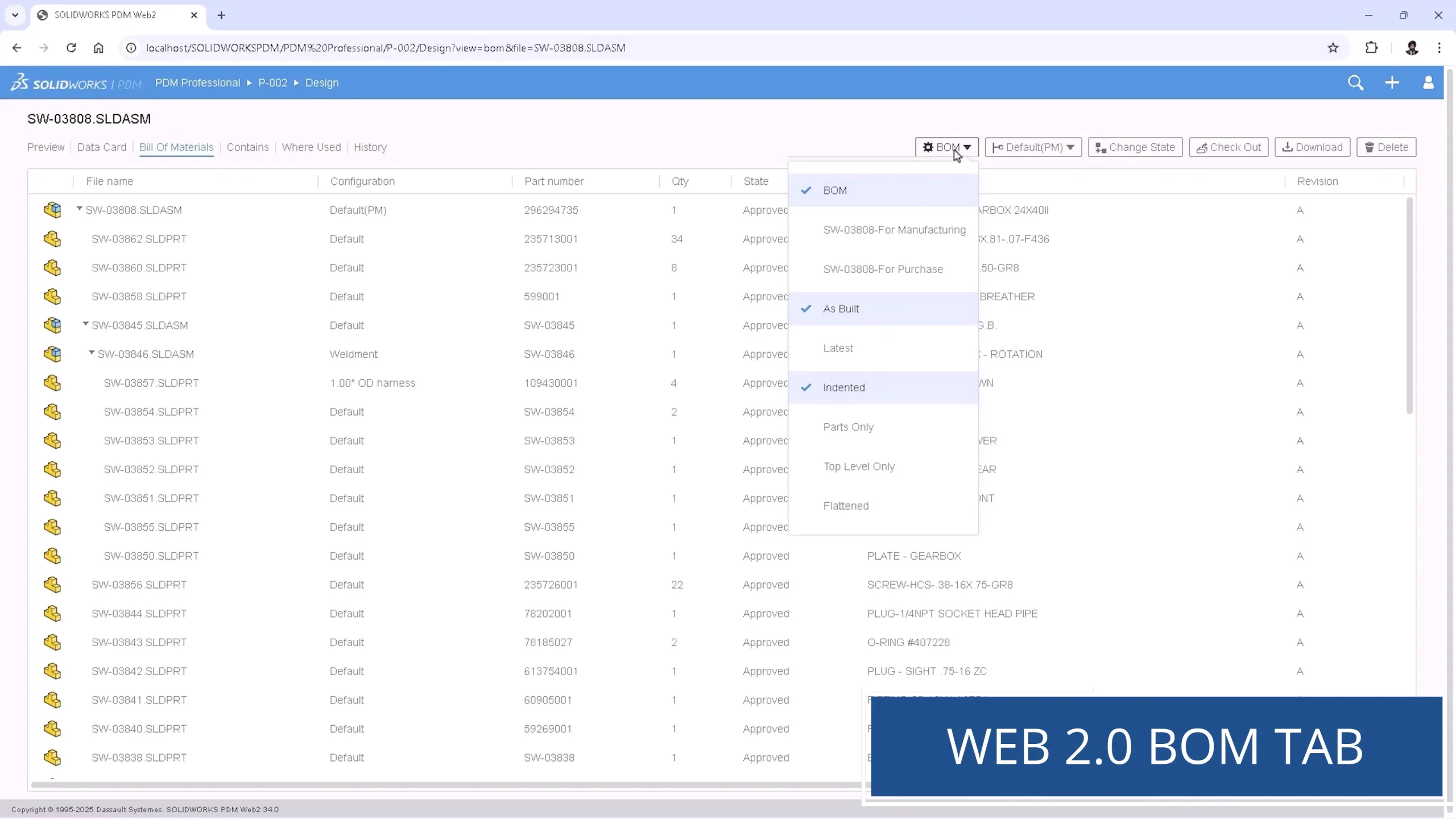 solidworks pdm 2026 web2 interface scaled