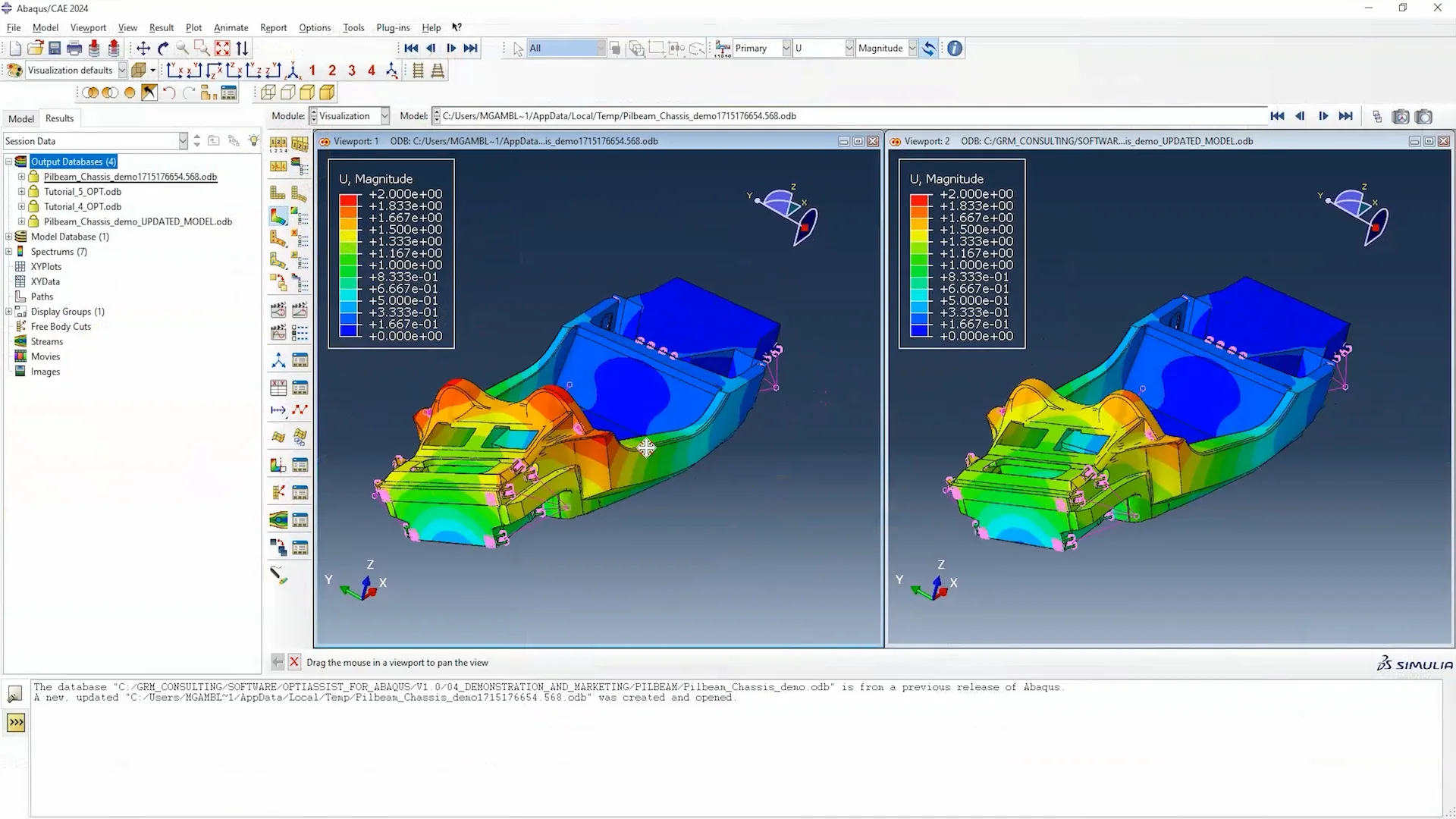 optiassist abaqus comparison