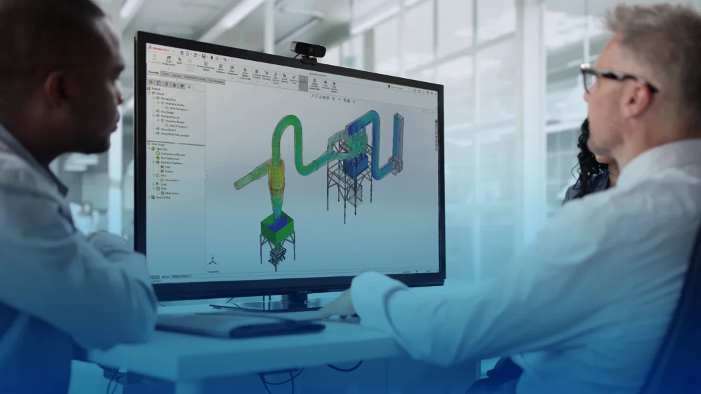 simulation software over the shoulder flow simulation