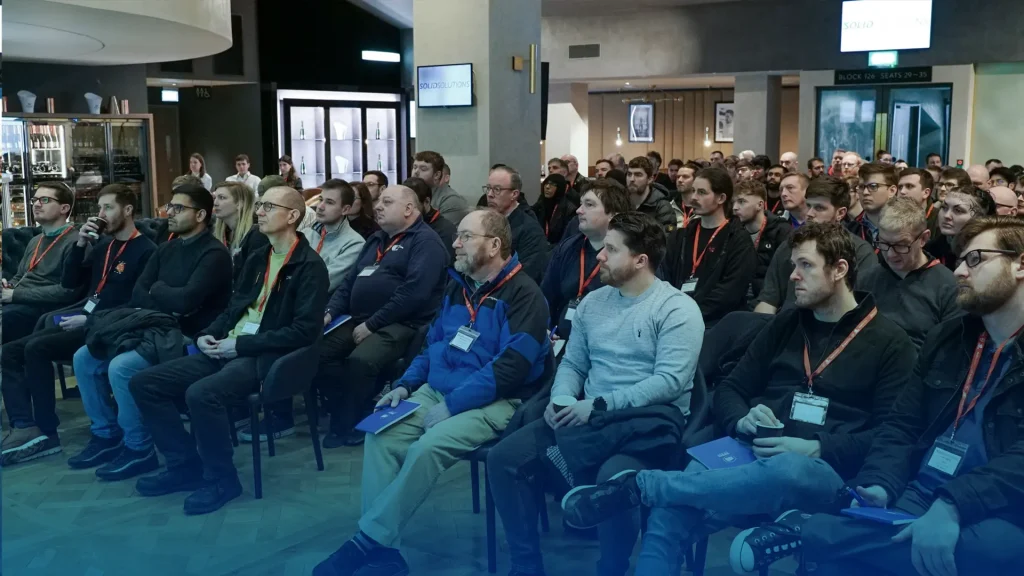 solid solutions event crowd view