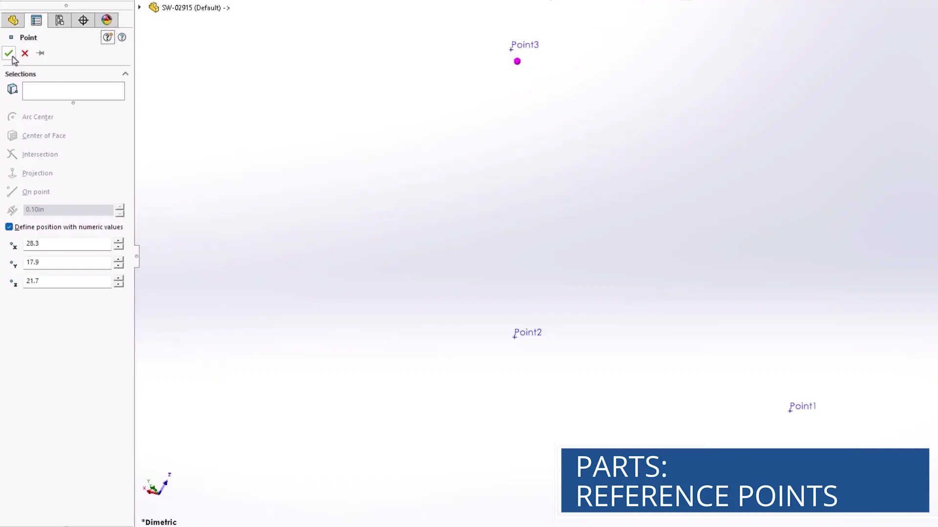 solidworks design 2026 reference point definition 1