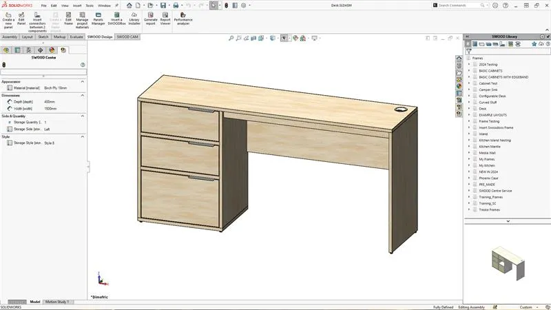 swood center – design once, configure endlessly 9 swood center model