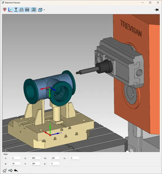 solidcam machine preview