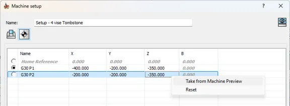 Multiple Home Positions