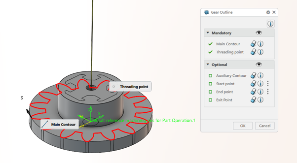 2 axis profile feature