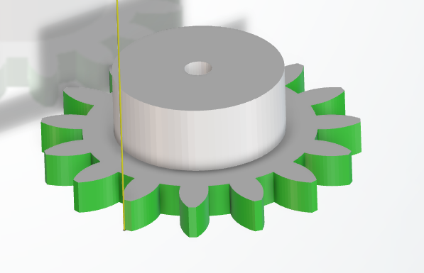 Gear outline profile operation