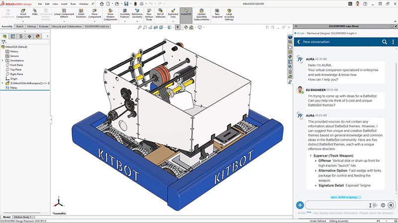 SOLIDWORKS Virtual Companion Aura
