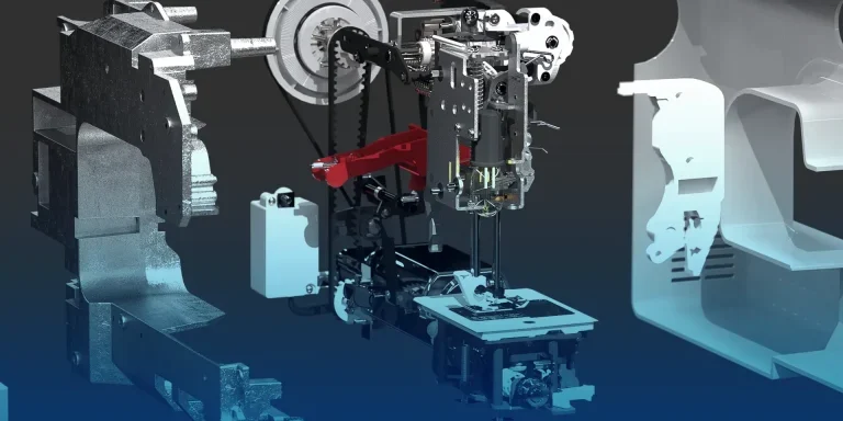 solidworks-2023-exploded-view-sewing-machine-render