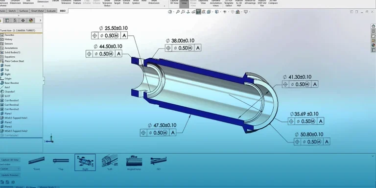 solidworks-mbd-annotated-section-view