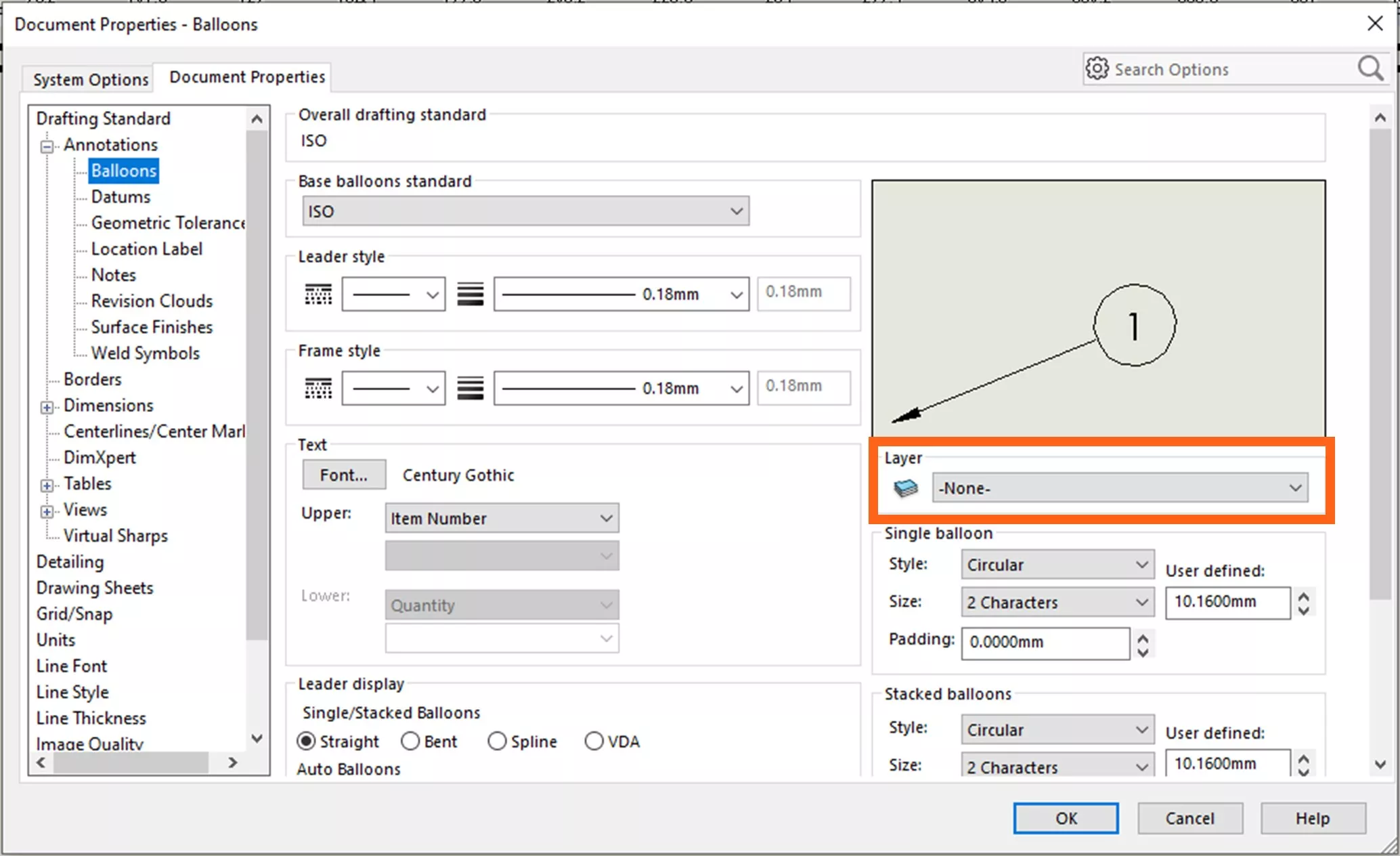 how to make better solidworks drawing 4 04 layer settings