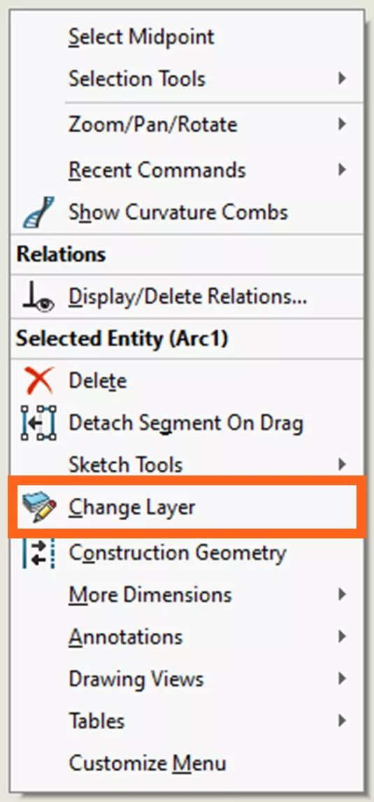 how to make better solidworks drawing 5 05 change layer
