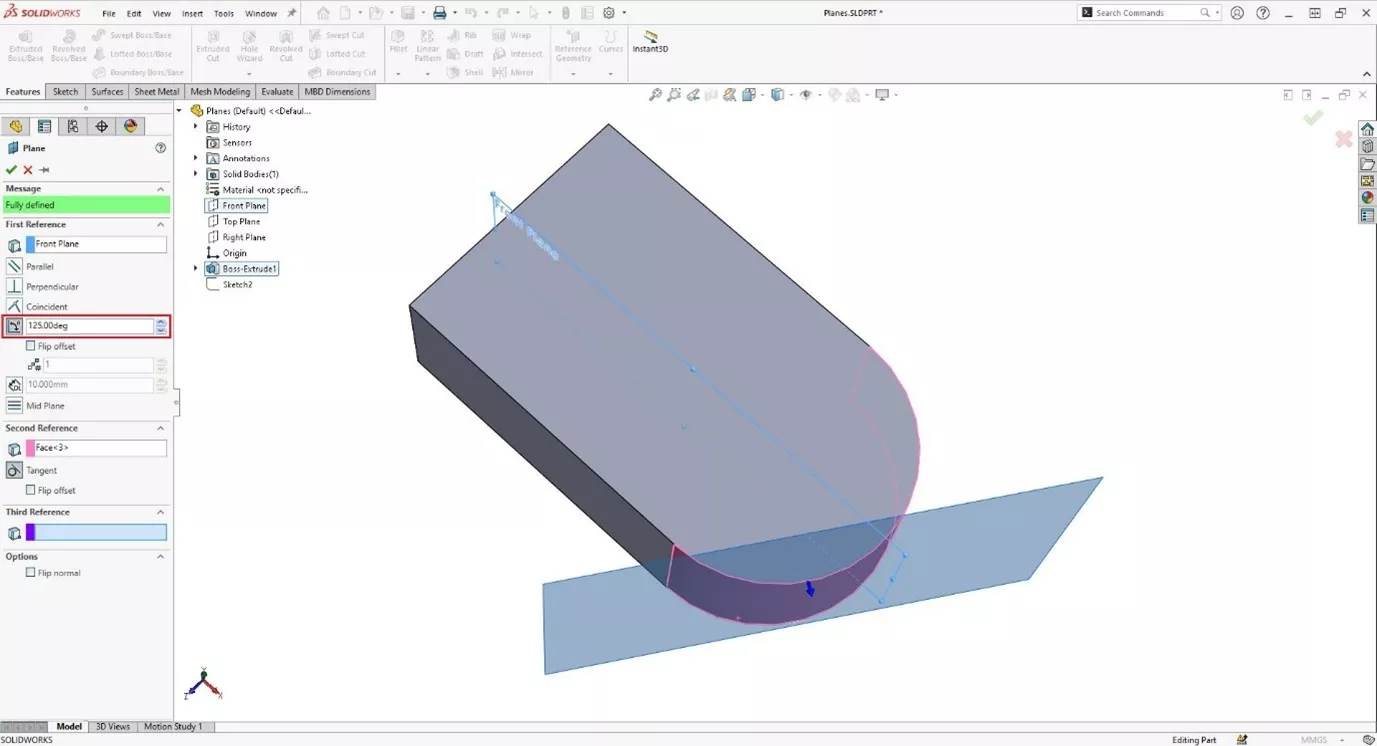 13 rotate tangent