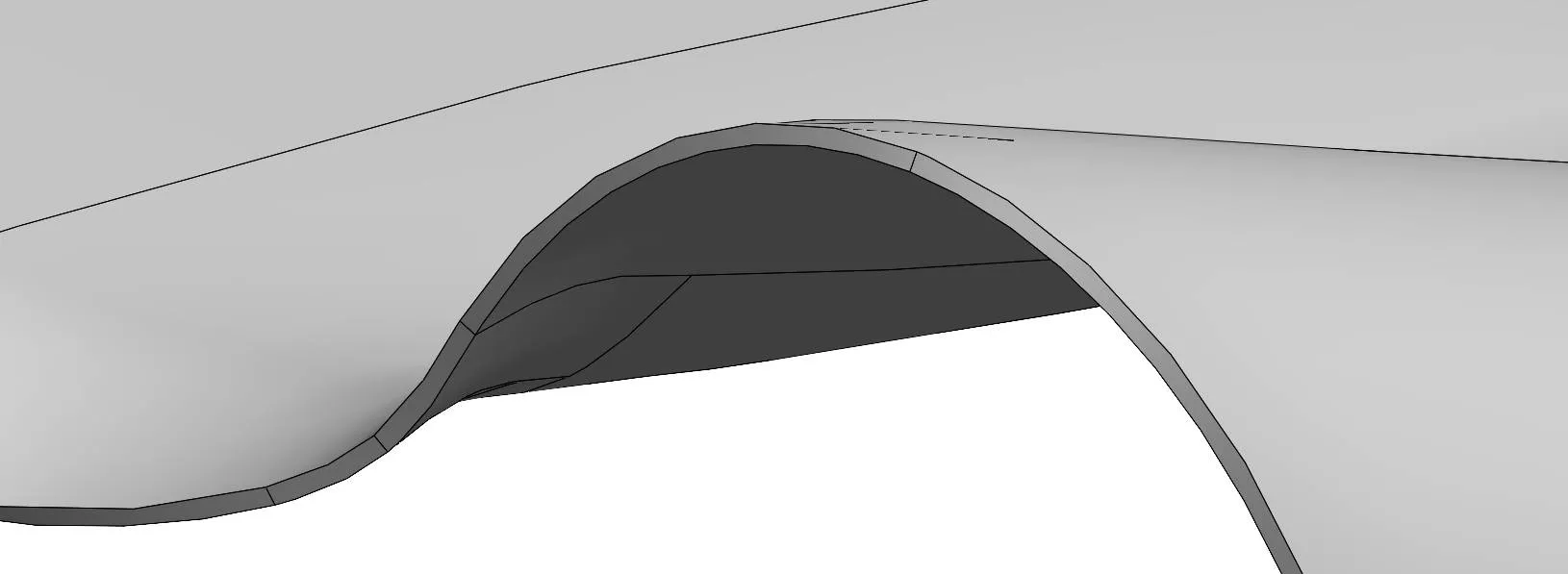 11 thickened surface