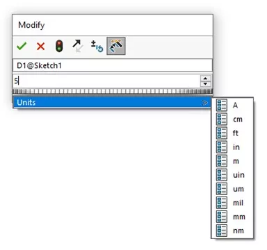 solidworks tips: how to change units in solidworks 3 04 dimension