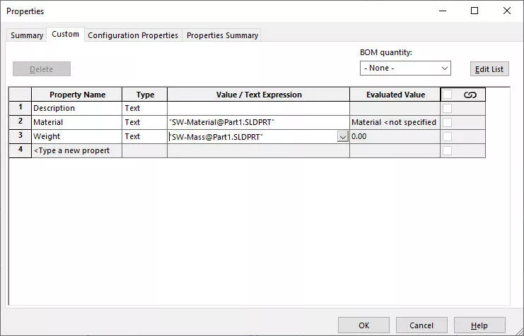 solidworks tips: how to create part templates in solidworks 5 05 weight