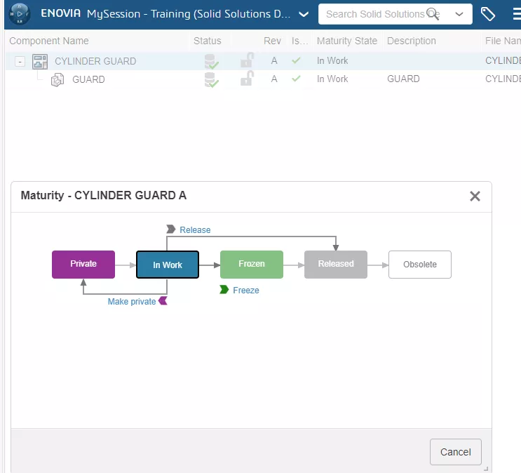 how to revision solidworks files and release engineering data in the 3dexperience platform 1 1