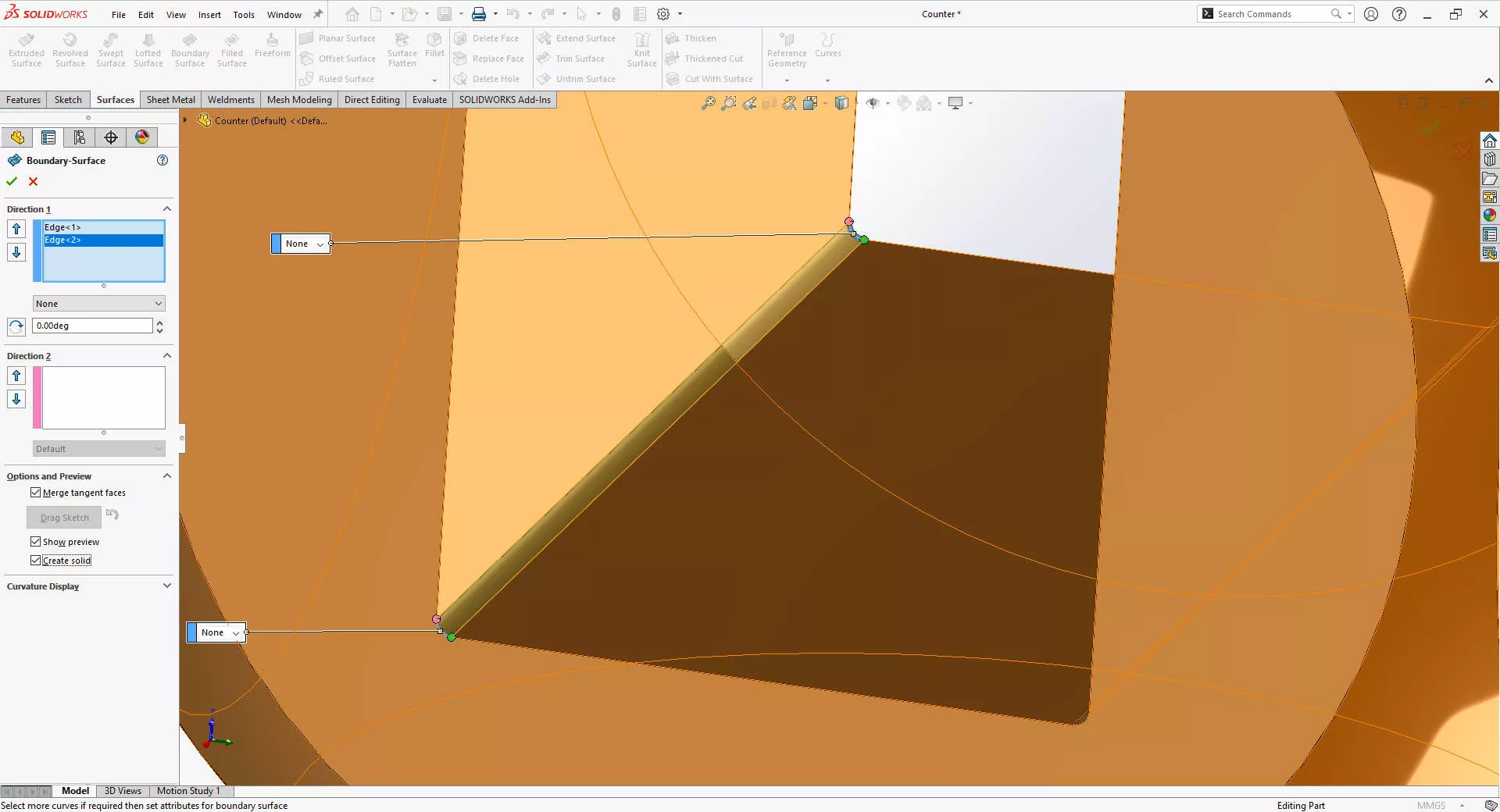 boundary surface