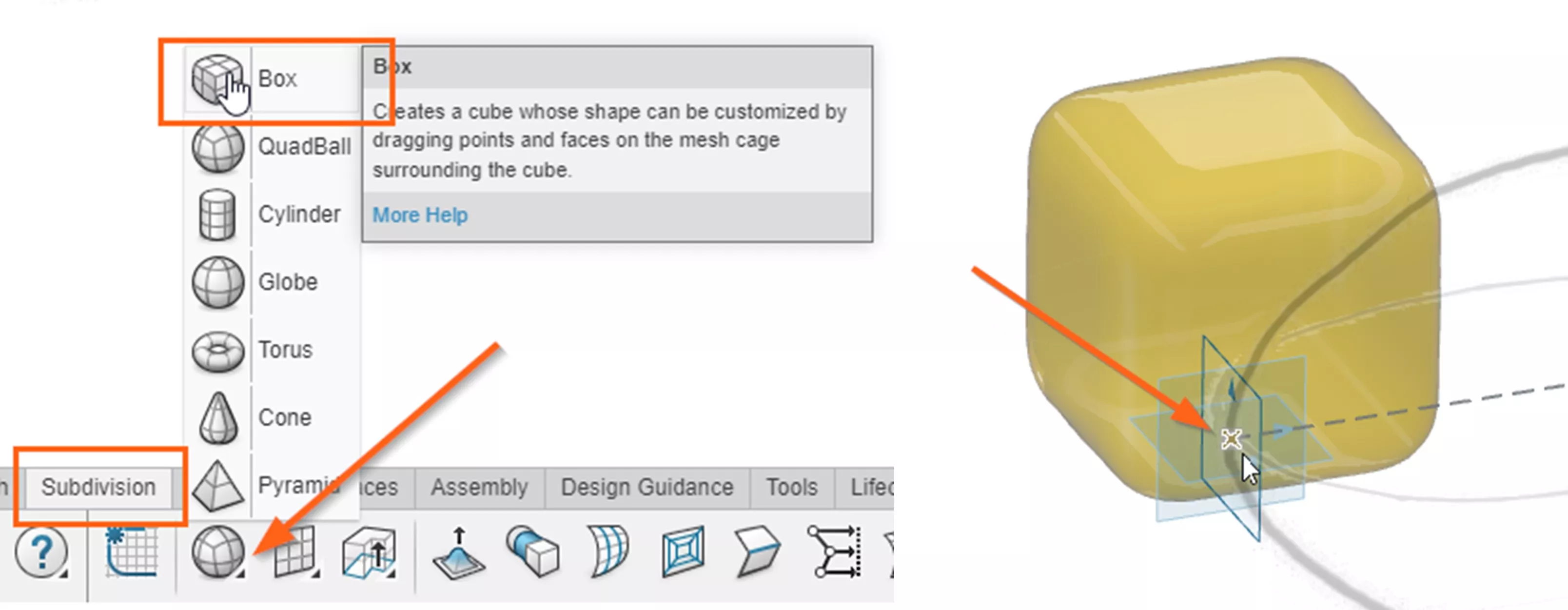 how to start subdivision modelling with 3d sculptor | basic workflow tutorial 10 07 add fundamental