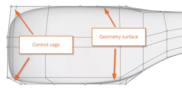 how to start subdivision modelling with 3d sculptor | basic workflow tutorial 19 16 control cage active