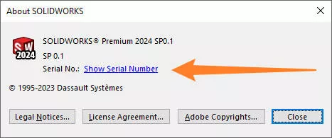 how to find your solidworks serial number or license key 2 02 about sw