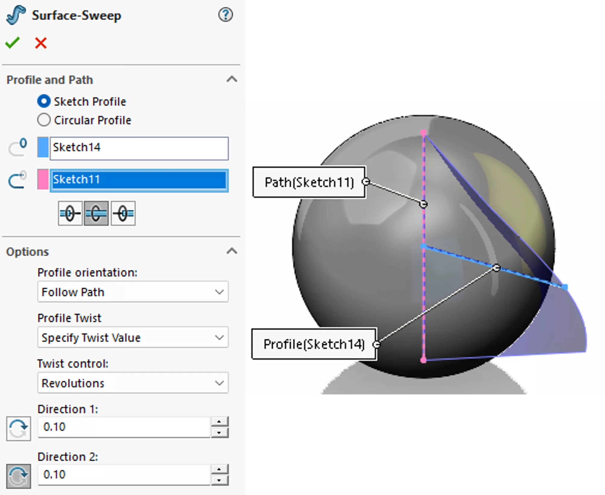 vintage bauble tutorial: how to combine helixes, surfaces and sweeps in solidworks 3 3